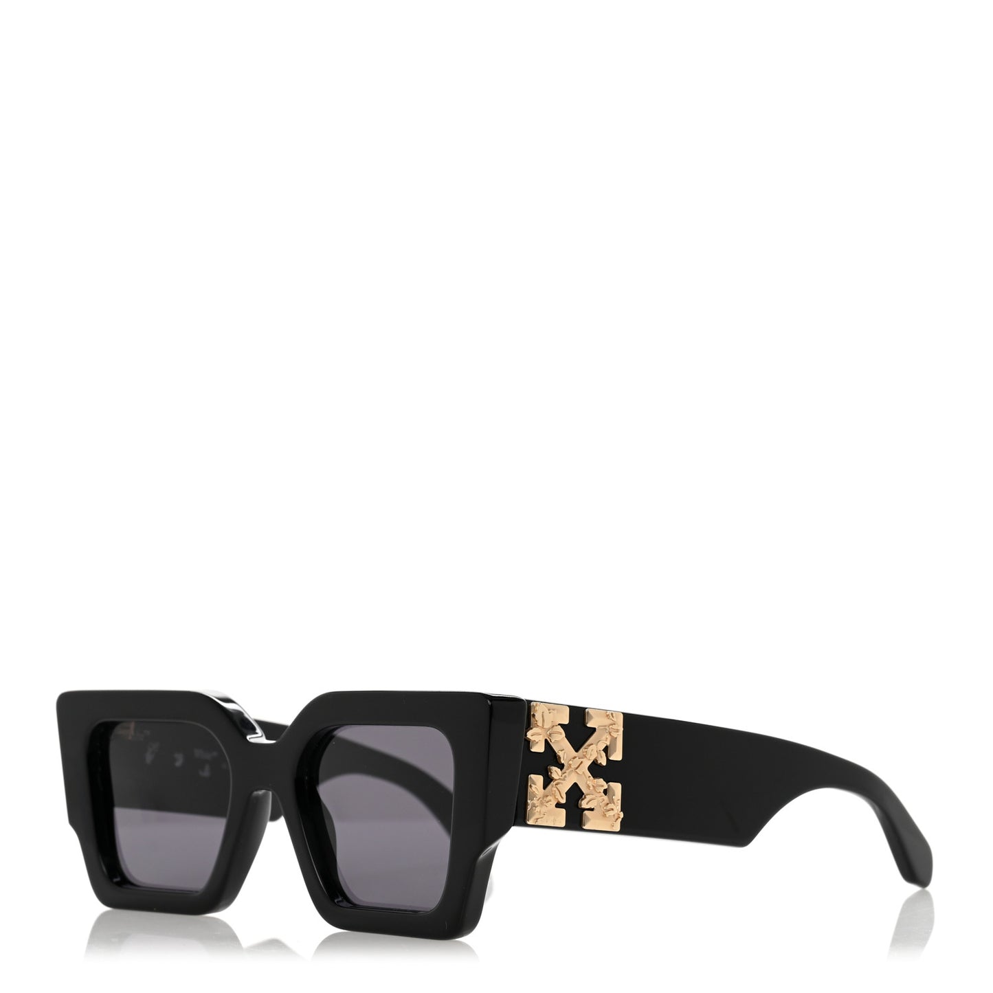 Acetate Square The Sun Sunglasses Black