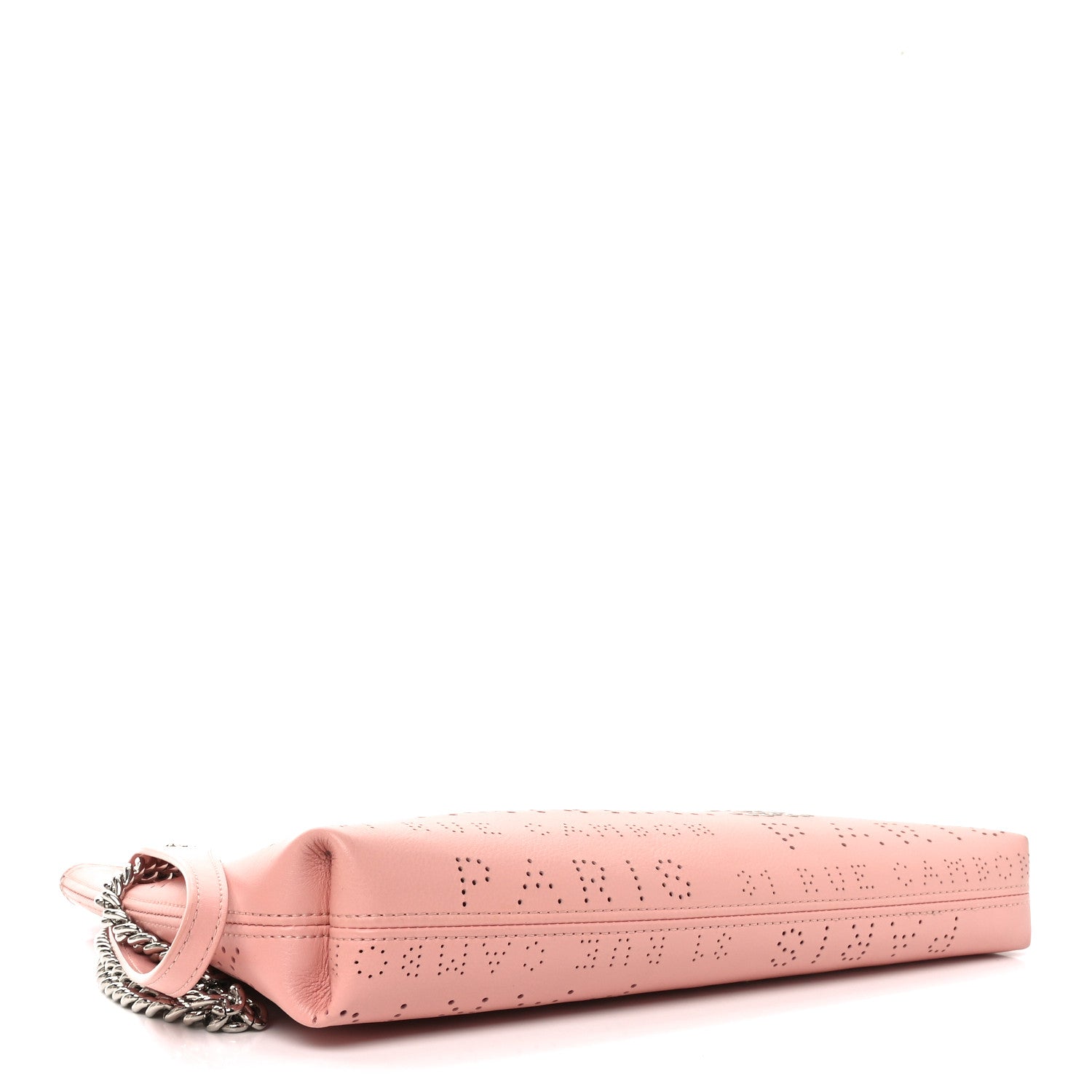 Chanel Calfskin Eyelets Clutch Pink 4 of 10