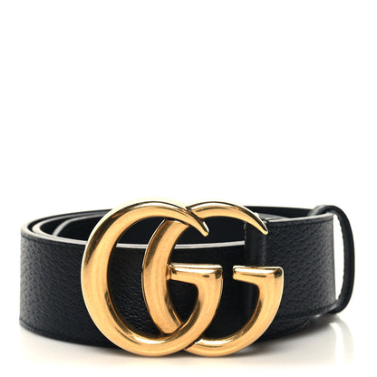 Gucci Textured Calfskin Double G 40mm Belt 85 34 Black 1 of 6