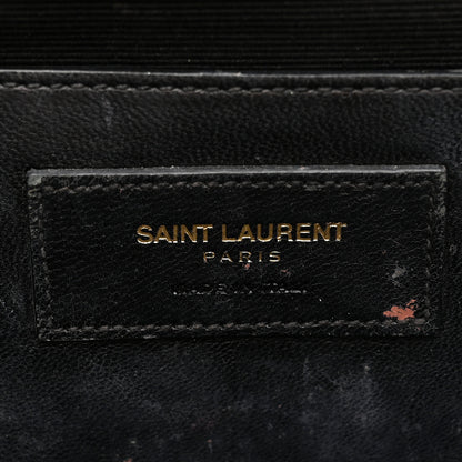 Saint Laurent Grain De Poudre Classic Monogram Cassandre Clutch Nude 6 of 13