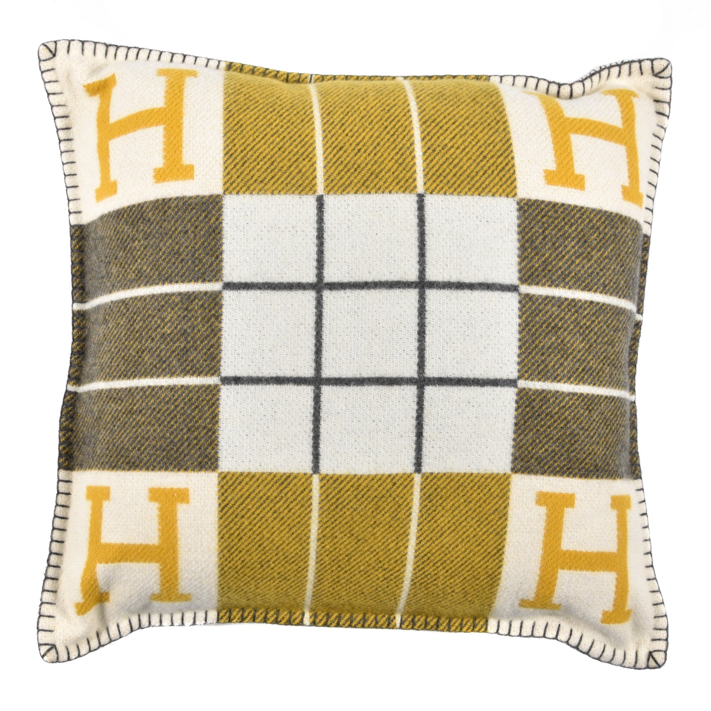 Wool Cashmere Avalon III Pillow PM Gris Soleil