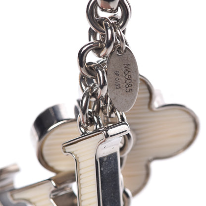 Louis Vuitton Fleur d Epi Bag Charm Ivory 3 of 4