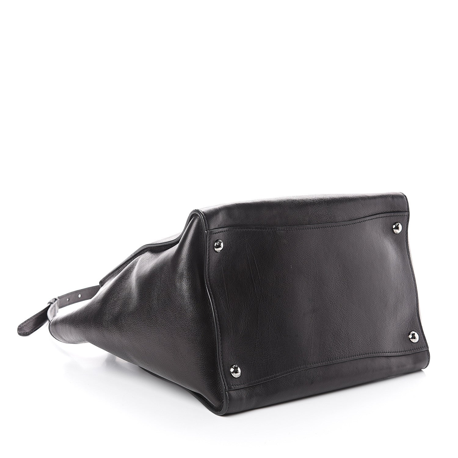 Prada Glace Calf Twin Pocket Tote Black 3 of 8