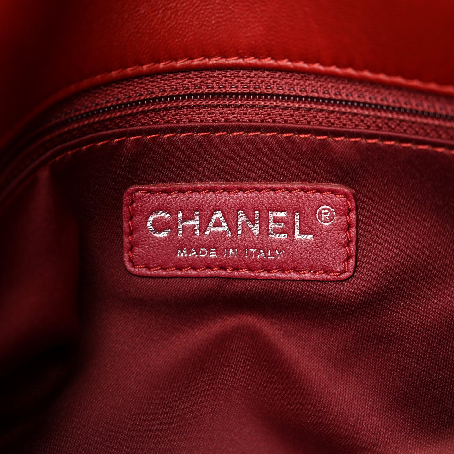 Lambskin Quilted Chanel 3 Maxi Flap Bag Red