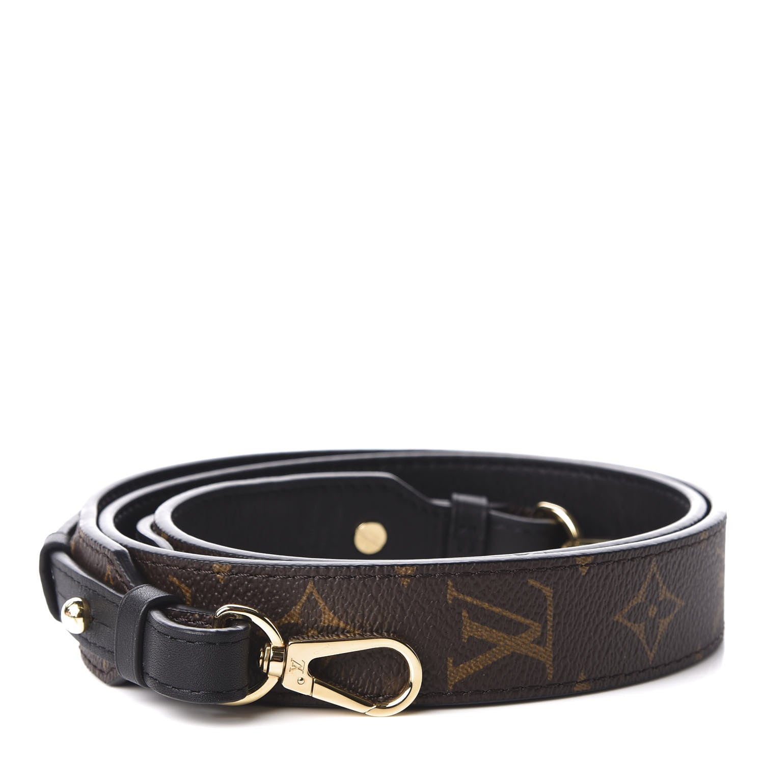 Louis Vuitton Monogram Bandouliere Shoulder Strap XL Black 1 of 6
