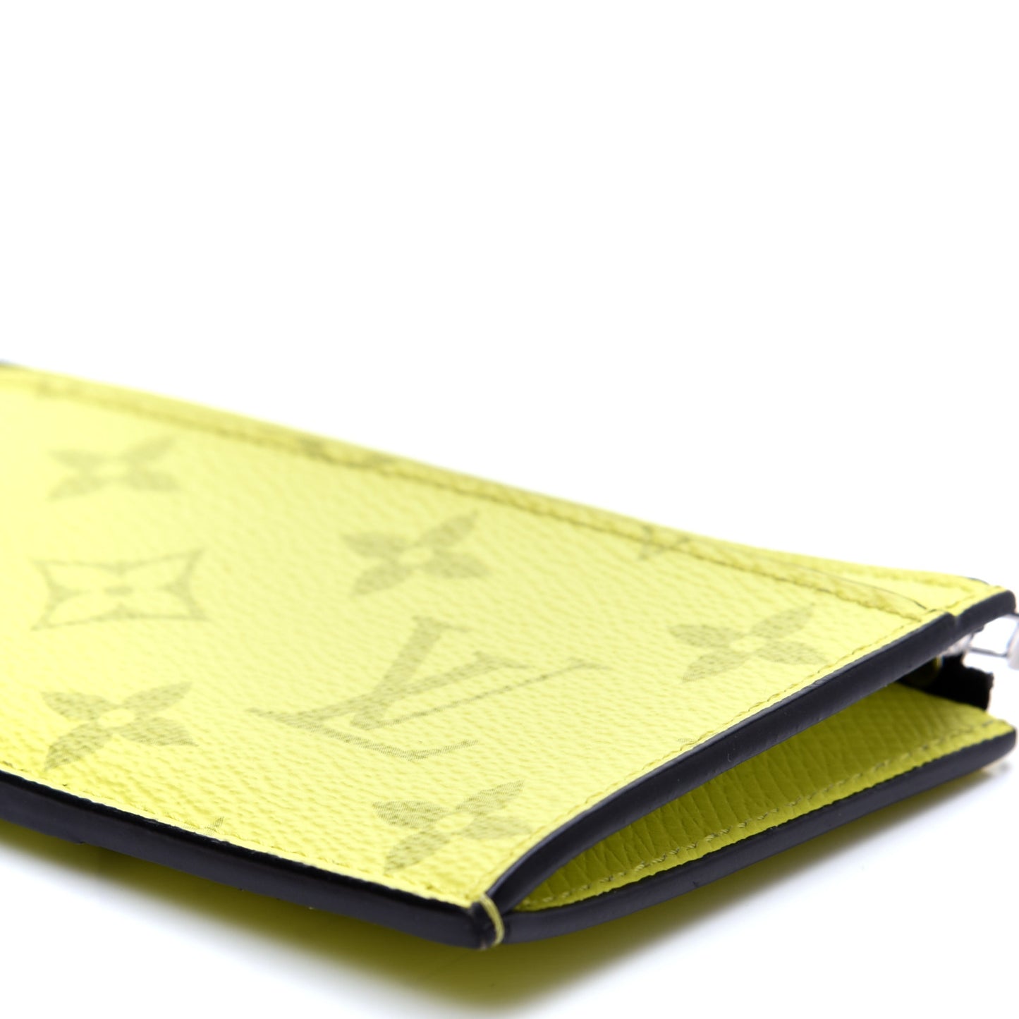Monogram Taiga Coin Card Holder Yellow