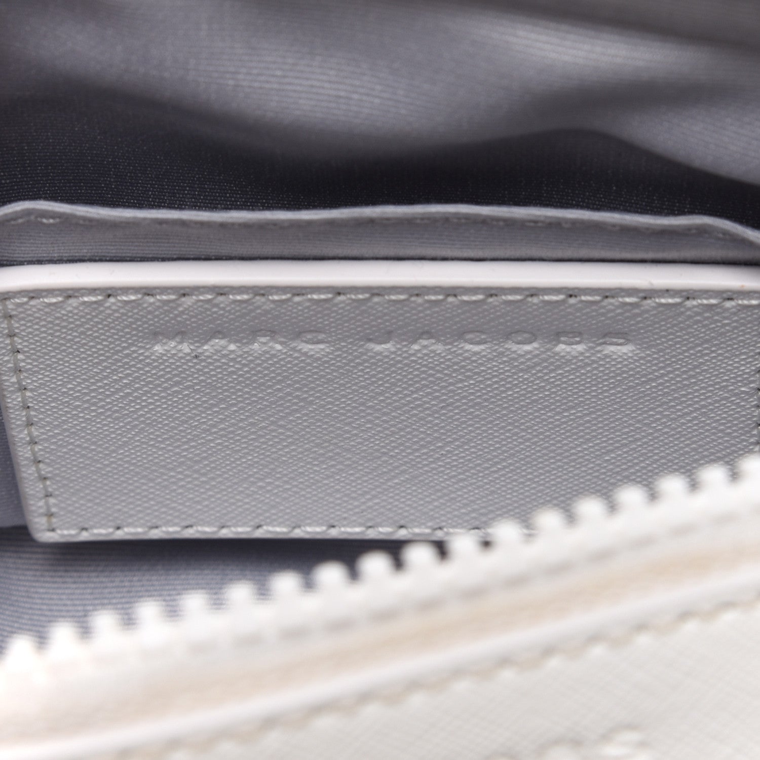 Marc Jacobs Saffiano Small Snapshot Camera Bag White 6 of 13
