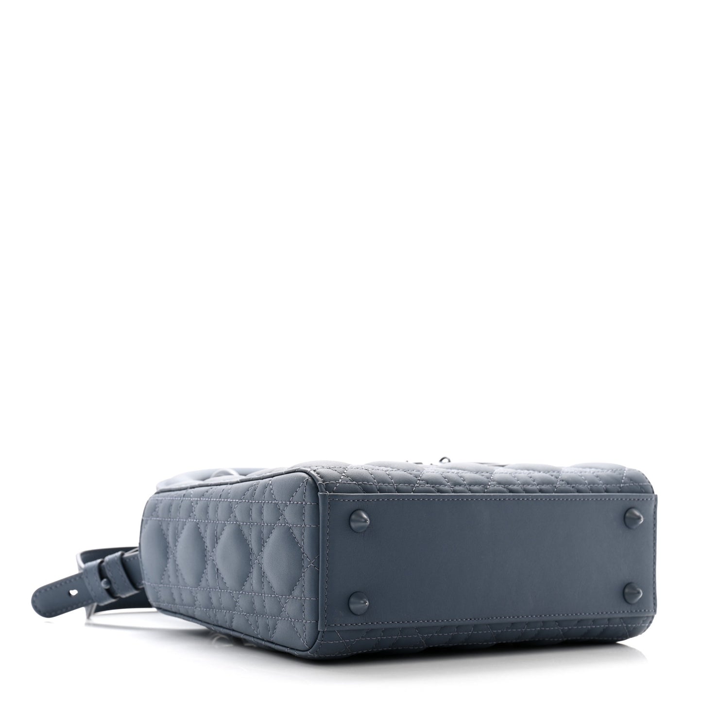 Ultra Matte Calfskin Cannage Small My ABCDior Lady Dior Dark Denim Blue