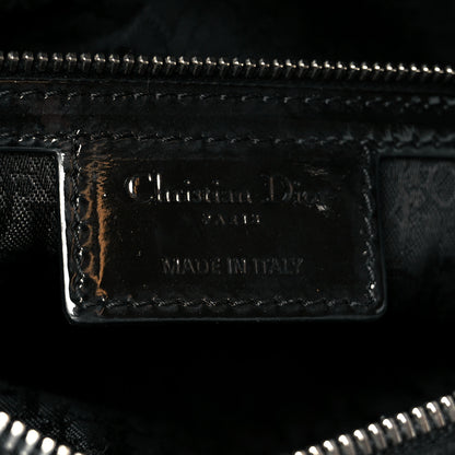 Christian Dior Patent Cannage Large Lady Dior Black 6 of 10