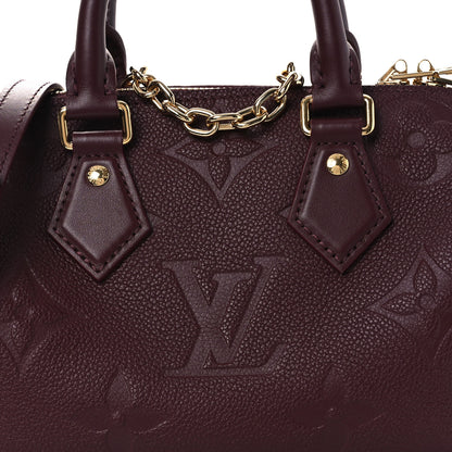 Louis Vuitton Empreinte Monogram Giant Speedy Bandouliere 20 Garnet 7 of 9