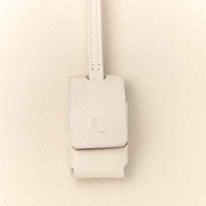 Saint Laurent Grained Calfskin Baby Sac De Jour White 18 of 28