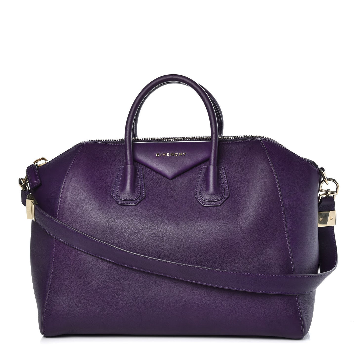 Sugar Goatskin Large Antigona Purple