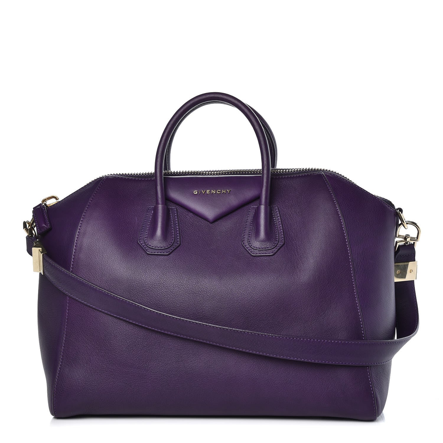 Givenchy Sugar Goatskin Large Antigona Purple 1 of 11