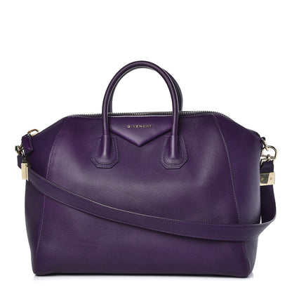 Givenchy Sugar Goatskin Large Antigona Purple 1 of 11