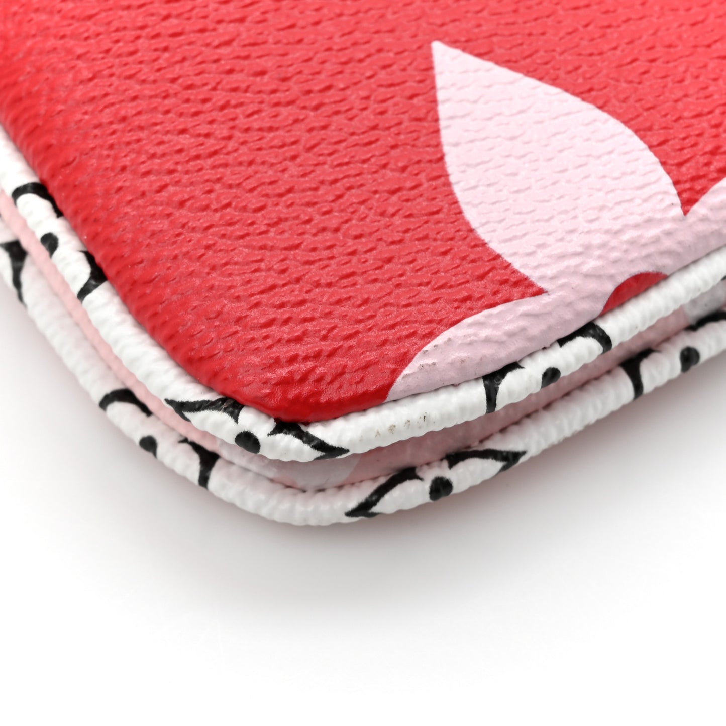 Monogram Giant Double Zip Pochette Rouge