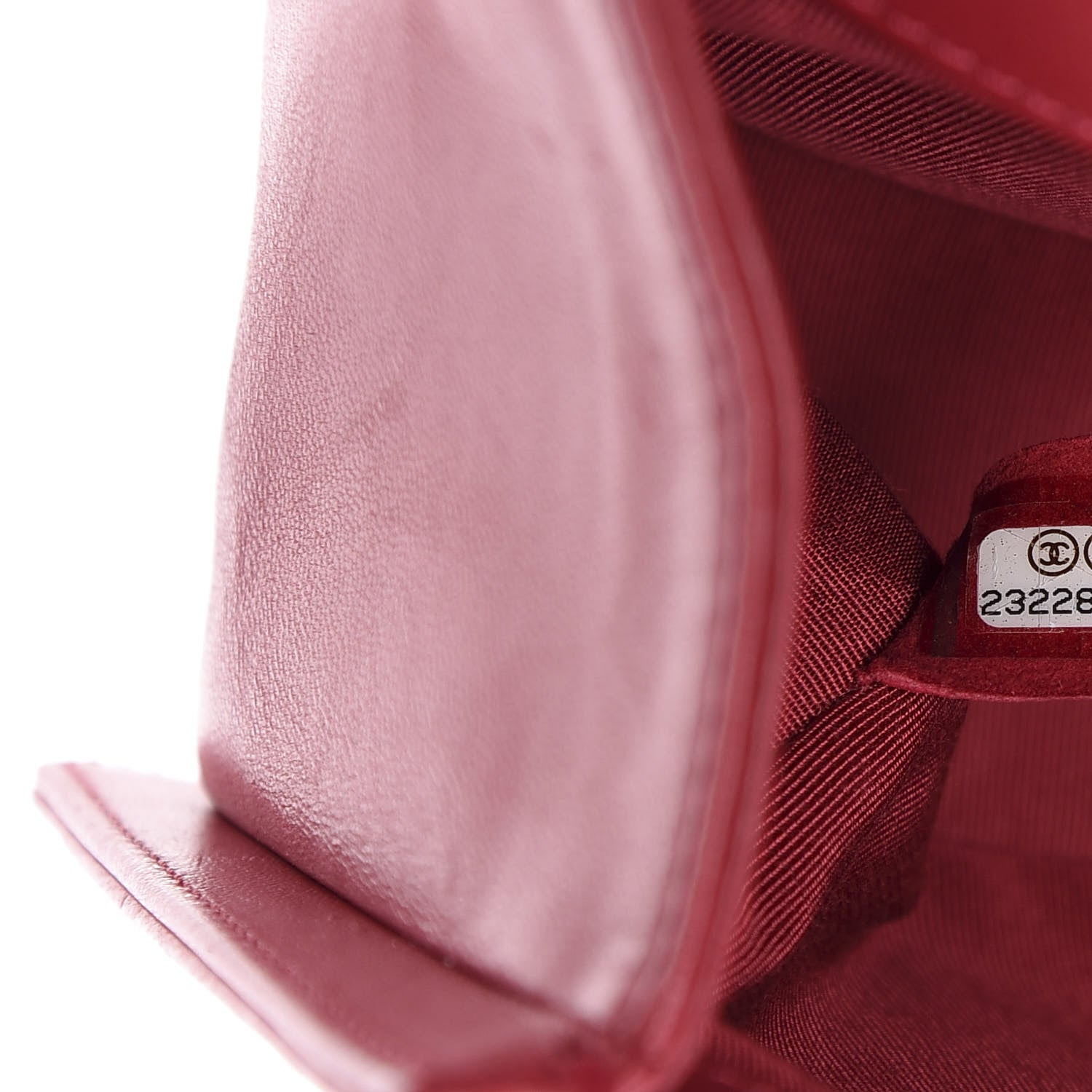 Chanel Lambskin Quilted Medium Boy Flap Dark Pink 10 of 11