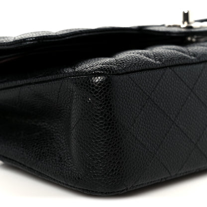 Chanel Caviar Quilted Medium Double Flap Black 10 of 11