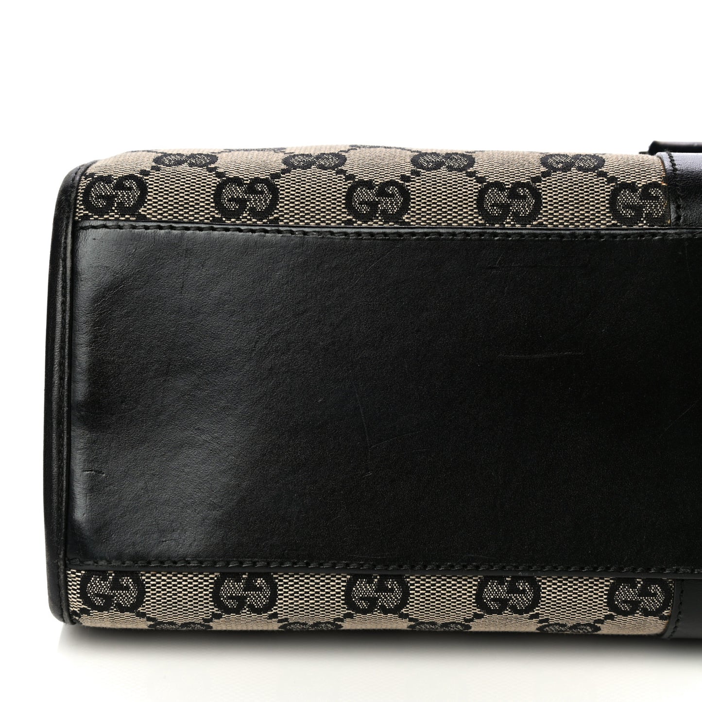 Monogram Piston Lock Shoulder Bag Black