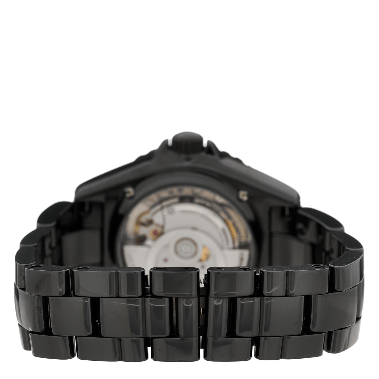 Stainless Steel Ceramic 38mm J12 Wanted de Chanel Automatic Watch Black