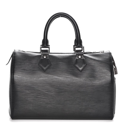 Louis Vuitton Epi Speedy 25 Black 1 of 7
