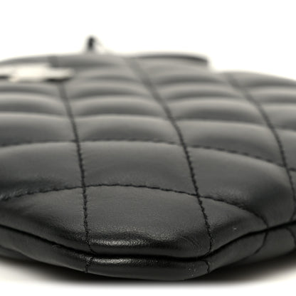 Chanel Lambskin Quilted Uniform Crossbody Bag Black 9 of 11