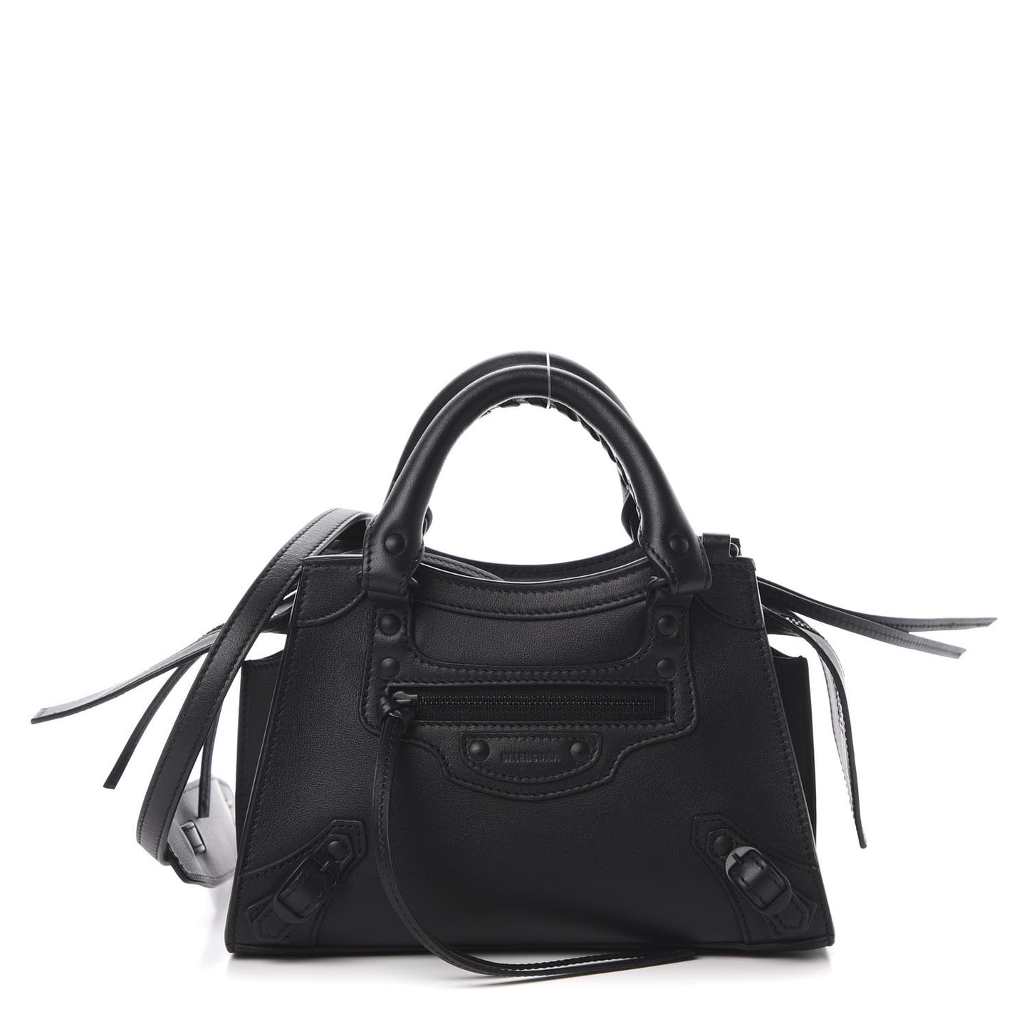 Smooth Calfskin Neo Classic Black Hardware Mini City Black
