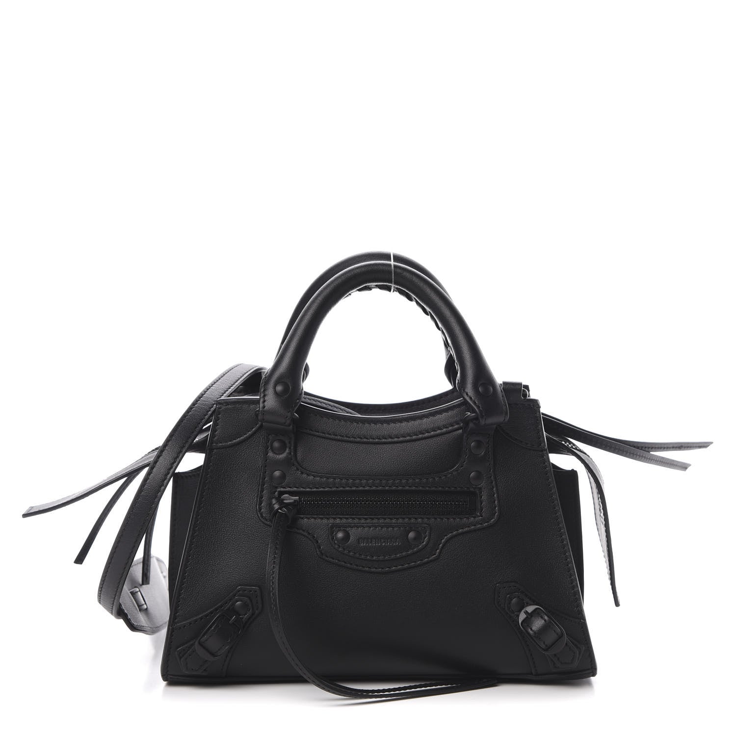 Balenciaga Smooth Calfskin Neo Classic Black Hardware Mini City Black 1 of 11