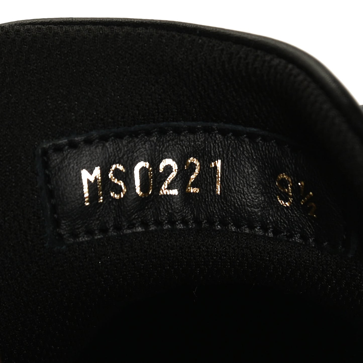 PVC Calfskin Monogram Mens Sneakers 9.5 Black