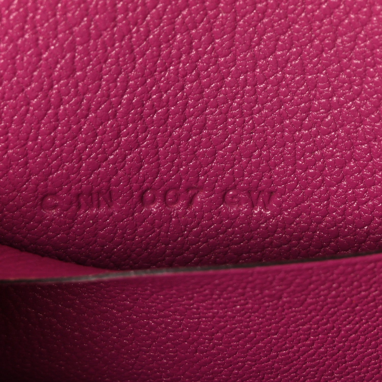 Hermes Chevre Mysore Enamel Mini Cinhetic Wallet  Rose Pourpre 7 of 11