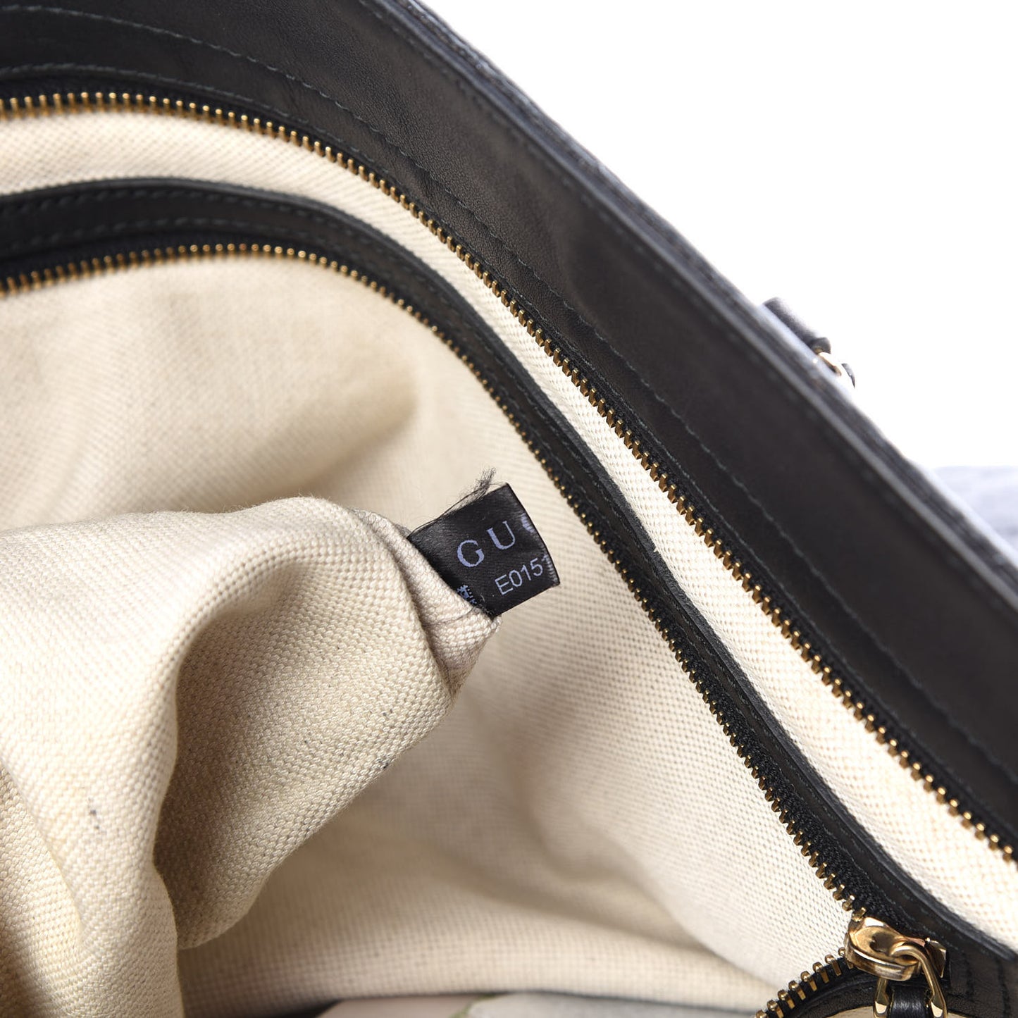 Guccissima Medium Bree Zippered Tote Black