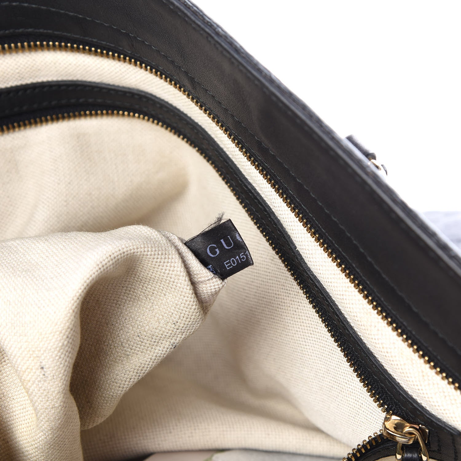 Gucci Guccissima Medium Bree Zippered Tote Black 10 of 12