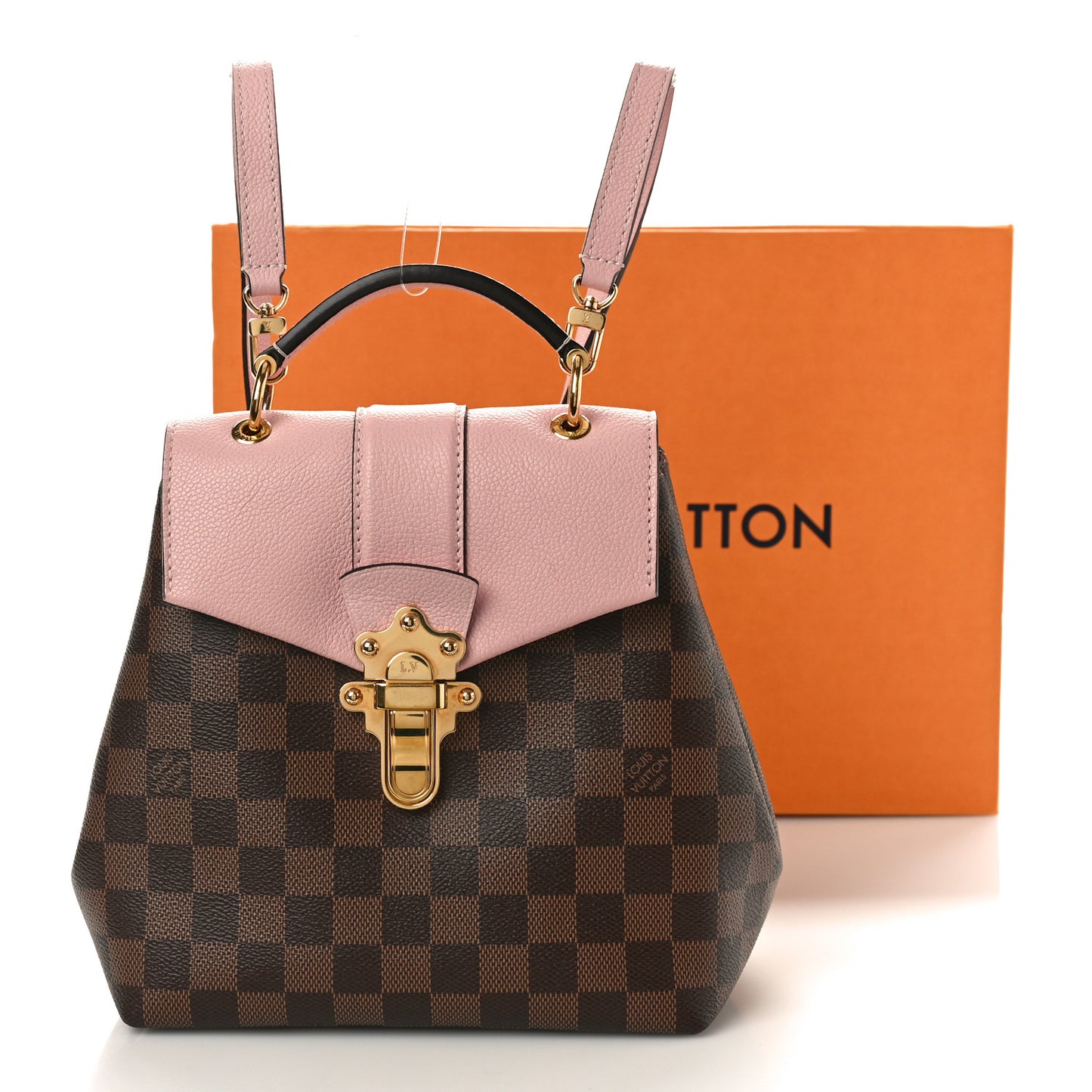 Damier Ebene Clapton Backpack Magnolia