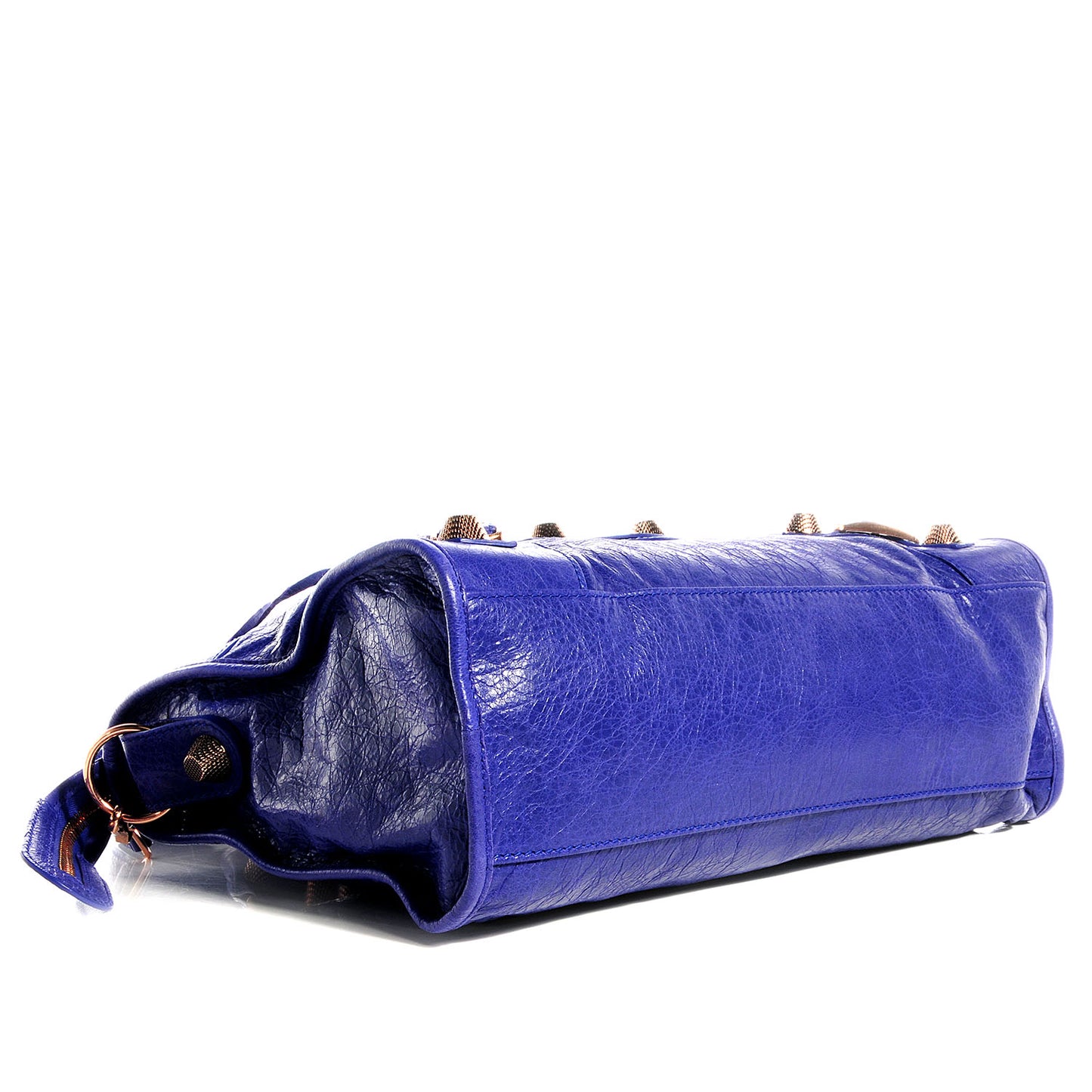 Agneau Giant 21 Rose Gold Hardware City Bleu Lavande