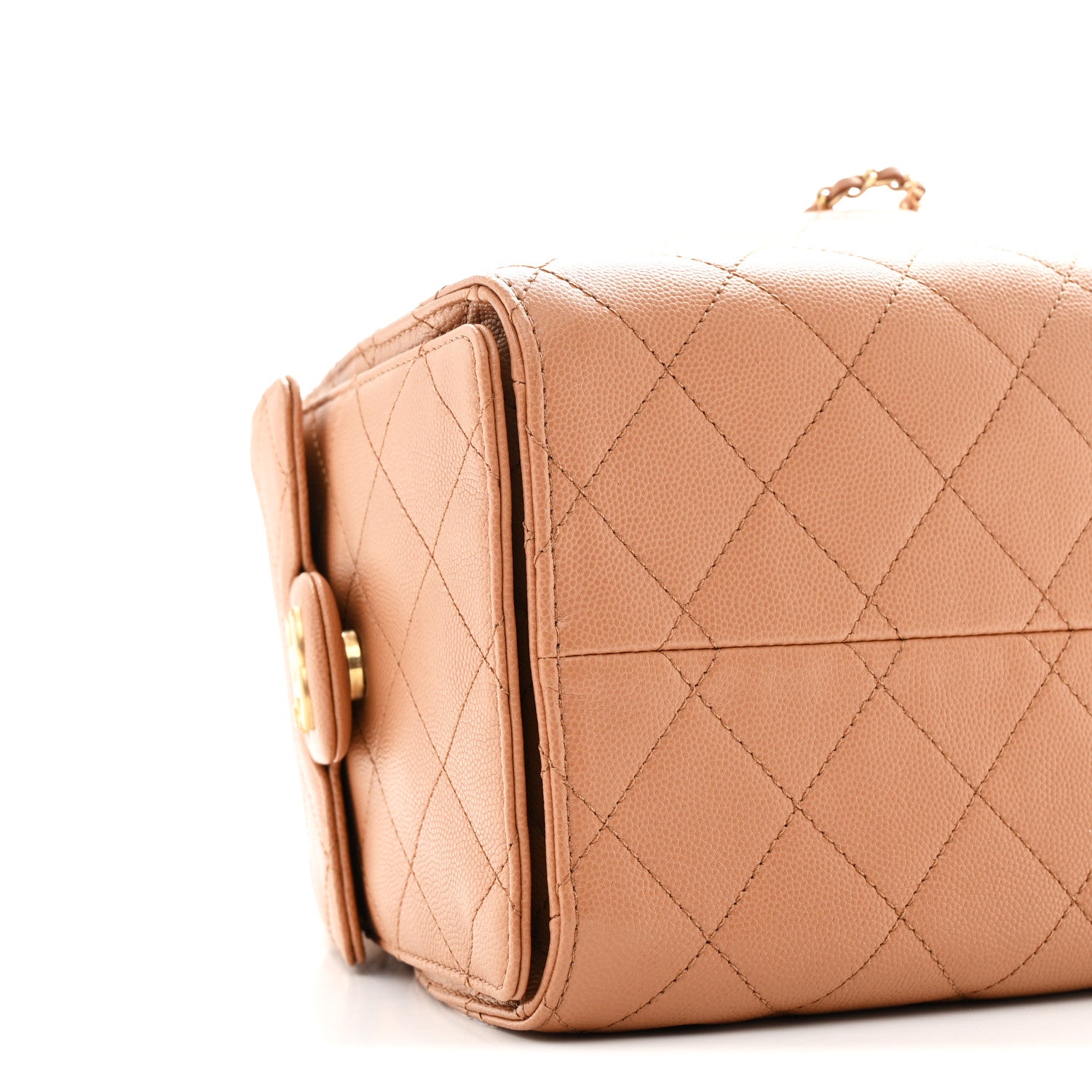 Chanel Caviar Quilted Small Chanel 25 Handbag Brown 9 of 10