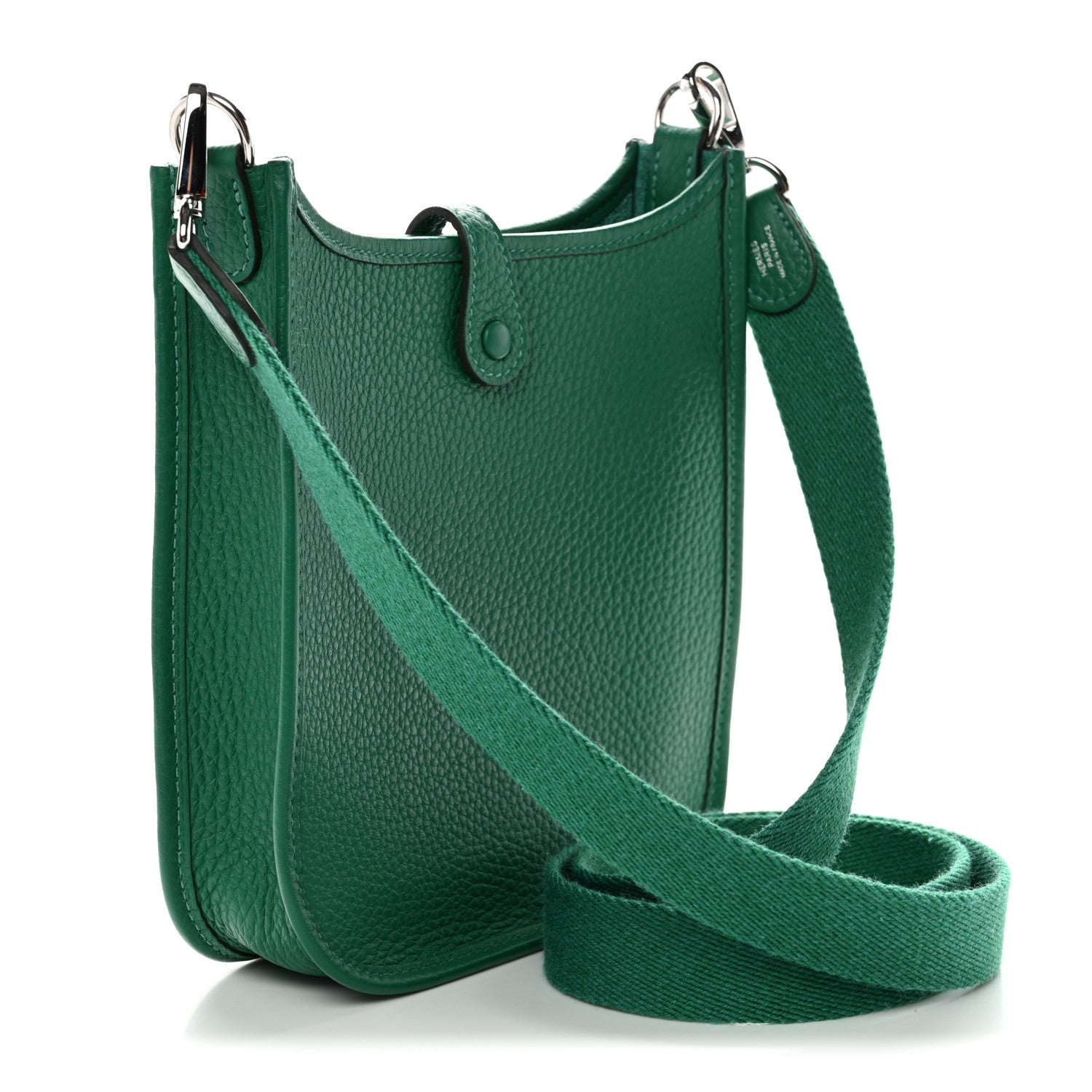 Hermes Taurillon Clemence Evelyne TPM Vert Vertigo 3 of 11