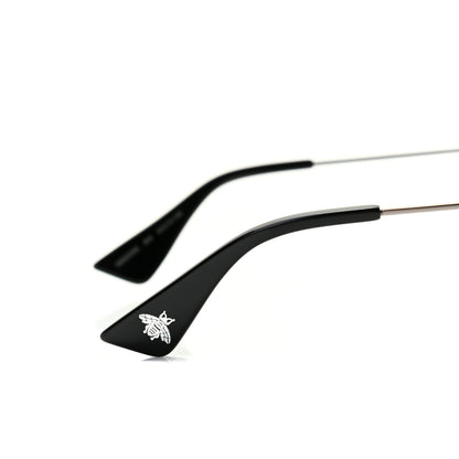 Gucci Metal Square Frame Sunglasses GG0228S Grey 7 of 8