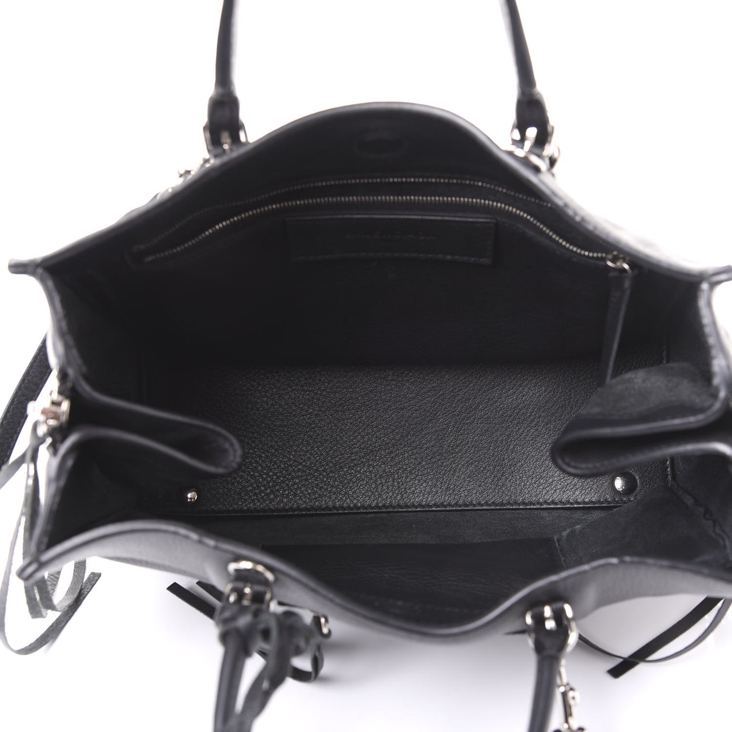 Veau Papier A6 Zip Around Tote Black