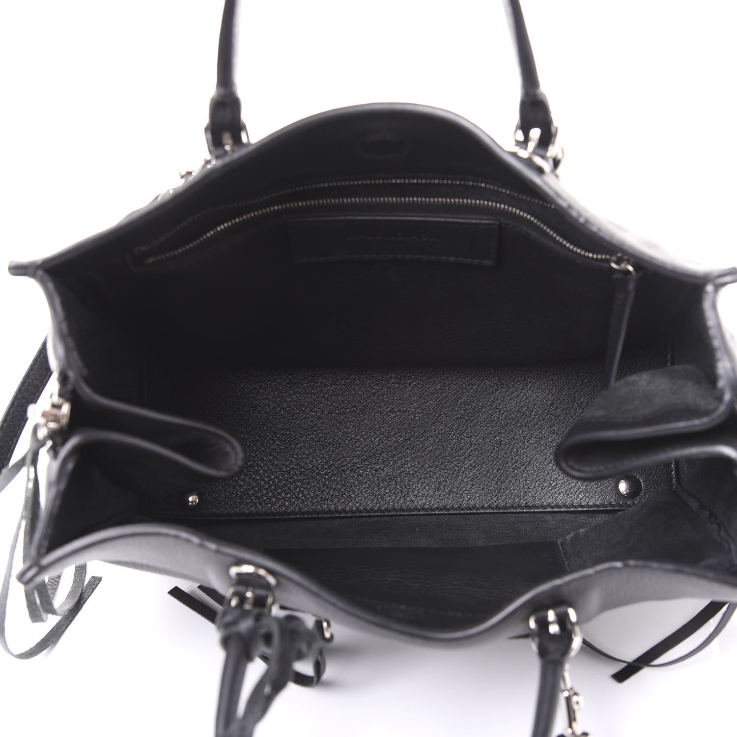 Balenciaga Veau Papier A6 Zip Around Tote Black 4 of 10