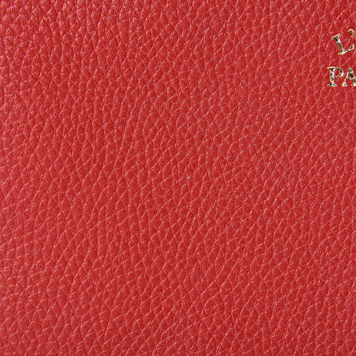 Gucci Pebbled Calfskin Animalier Tiger Zip Pouch Red 9 of 10