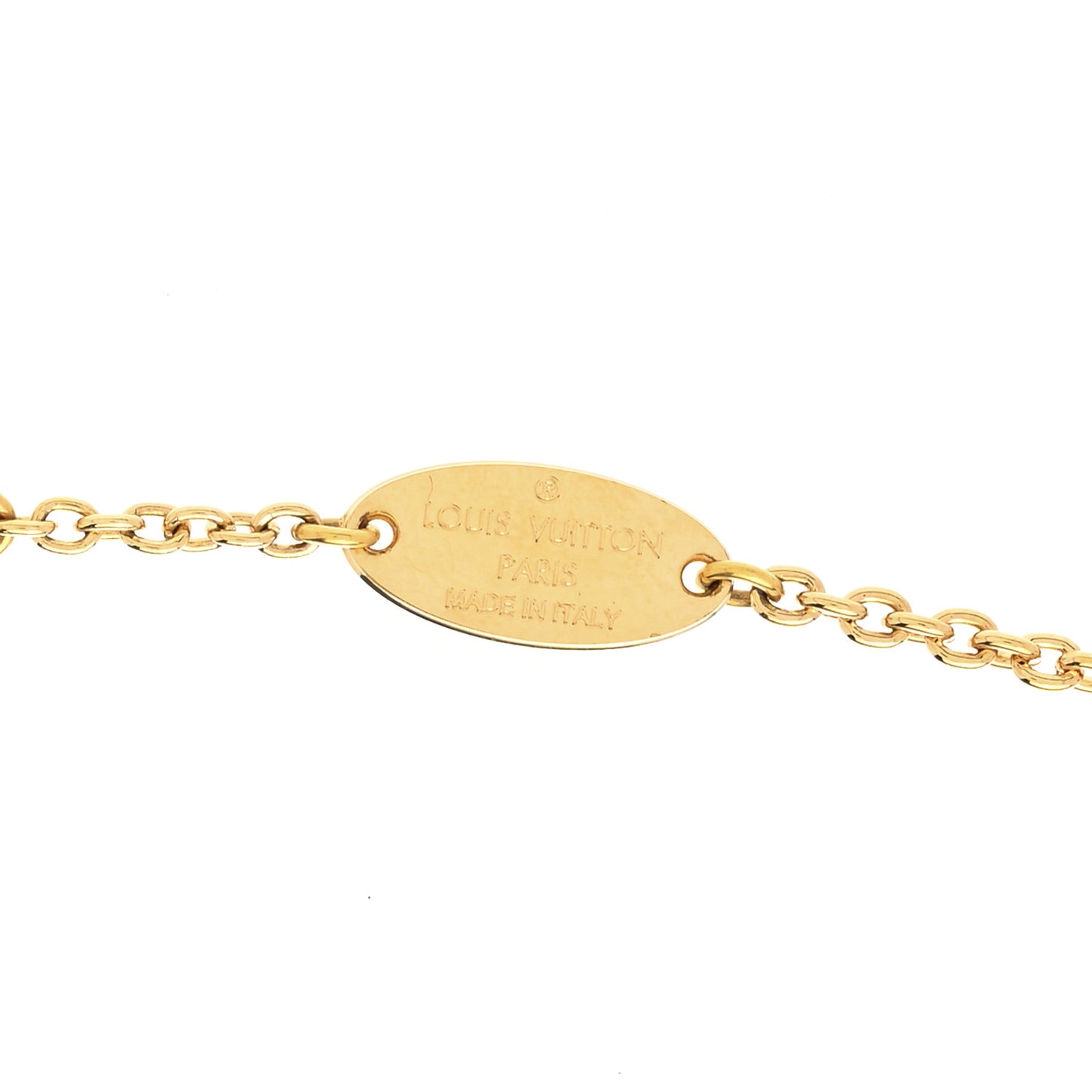 Brass Essential V Necklace Gold
