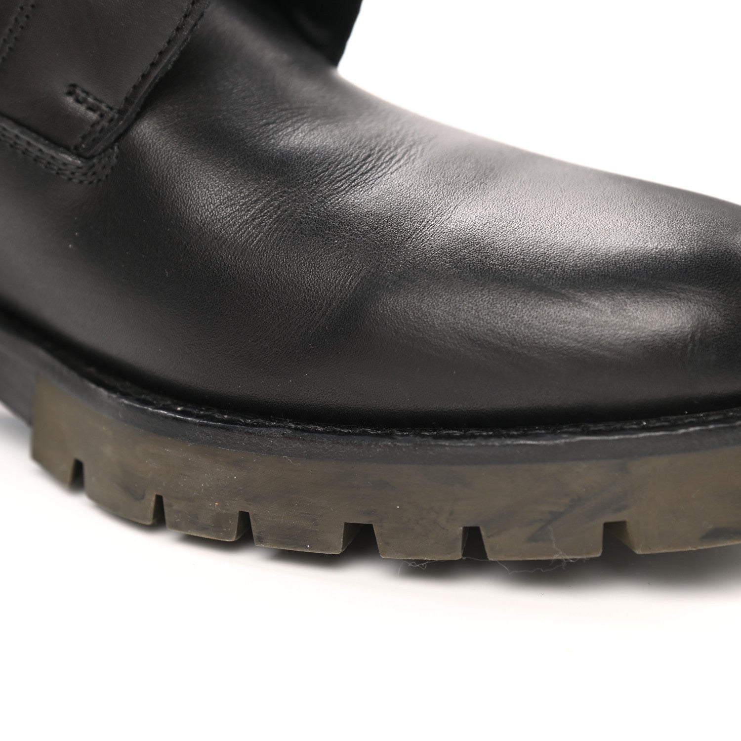 Hermes Calfskin Defense Ankle Boots 40 Black 11 of 12
