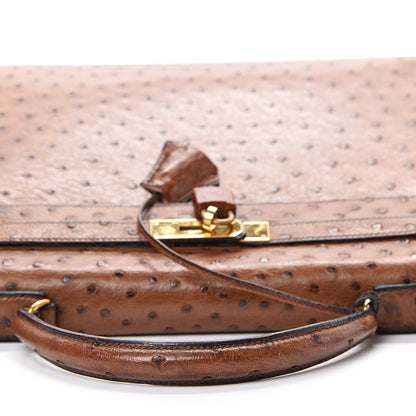 Hermes Ostrich Kelly Sellier 32 7 of 48