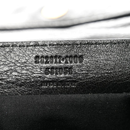 Balenciaga Agneau Giant 12 Rose Gold Hardware Envelope Clutch Black 7 of 8