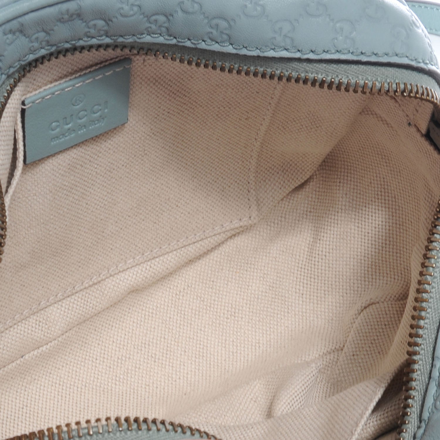 Gucci Soft Microguccissima Sunshine Disco Crossbody Bag Blue 5 of 8