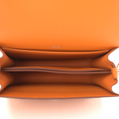 Hermes Evercolor Mini Sac Roulis Abricot 5 of 11