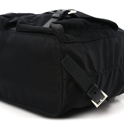 Prada Tessuto Nylon Saffiano Medium Backpack Black 10 of 10