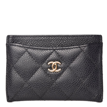 Chanel Caviar Quilted Card Holder Black 1 of 8