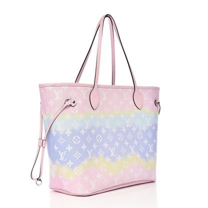 Louis Vuitton Monogram Escale Neverfull MM Pastel 3 of 10