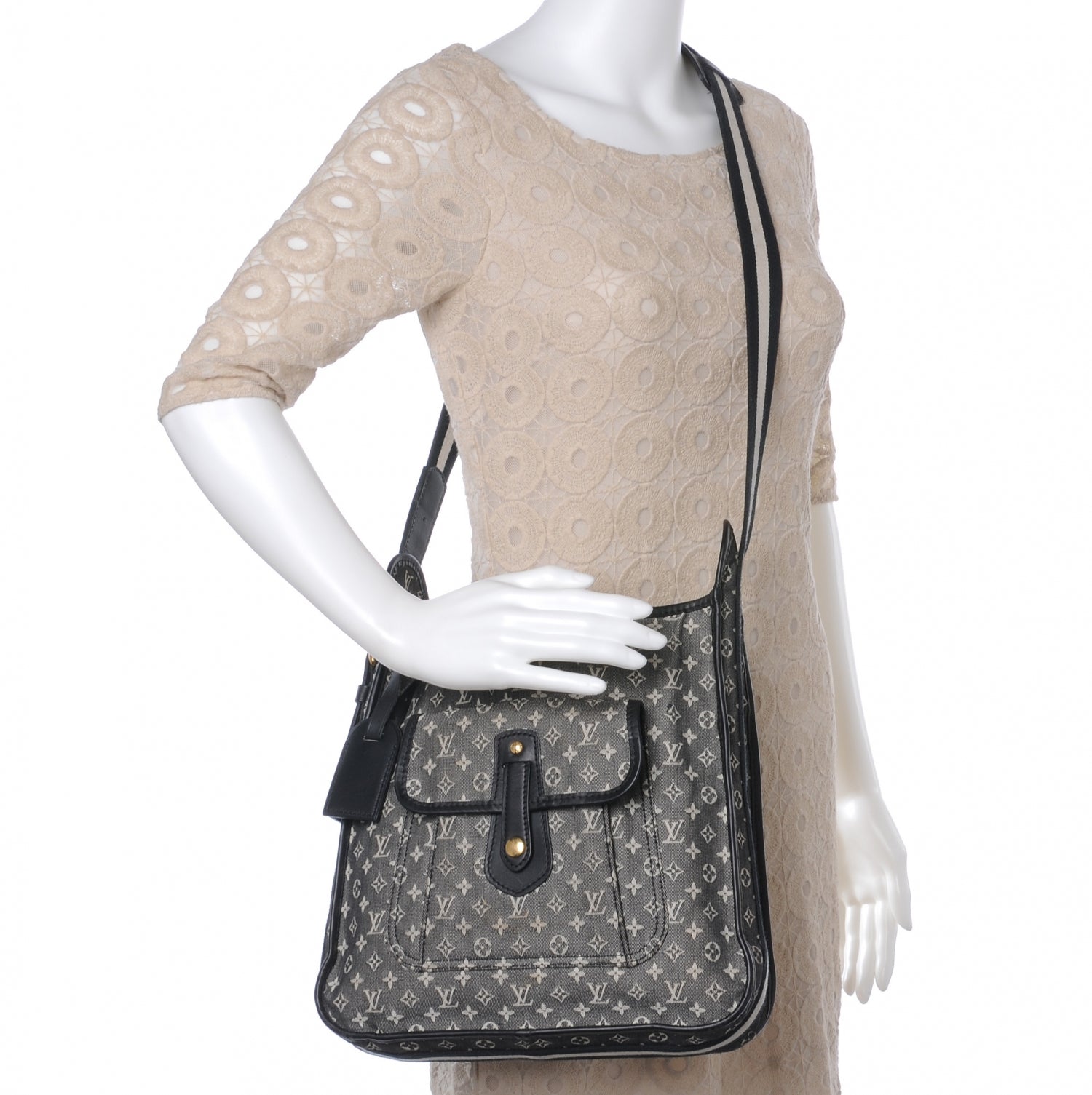 Louis Vuitton Mini Monogram Besace Mary Kate Black 2 of 7