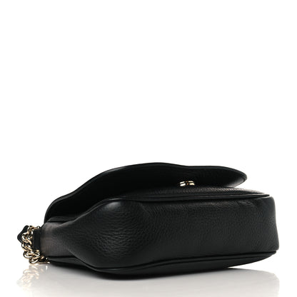 Gucci Pebbled Calfskin Small Soho Flap Crossbody Black 4 of 8